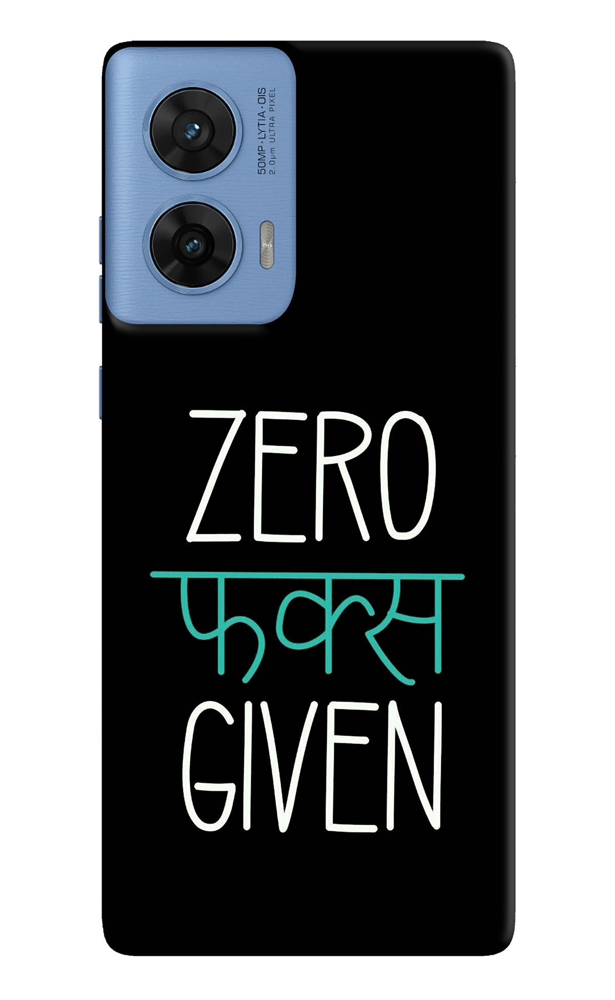 Zero Fucks Given Moto G96 5G Back Cover