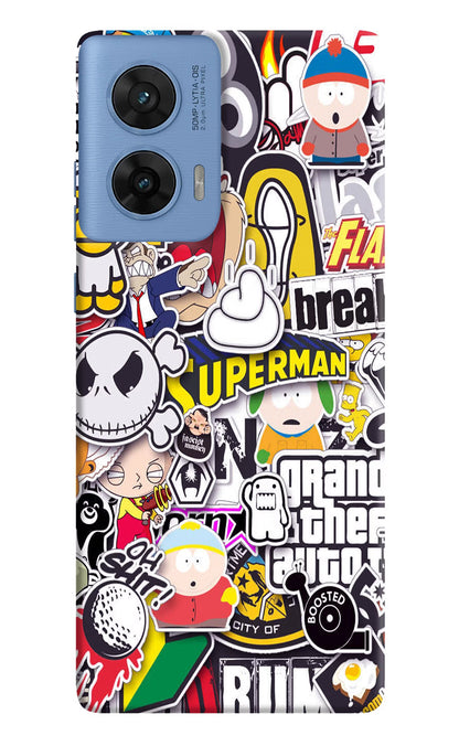 Sticker Bomb Moto G96 5G Back Cover