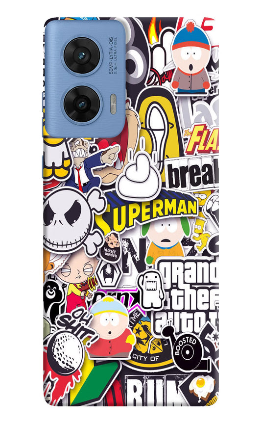 Sticker Bomb Moto G96 5G Back Cover