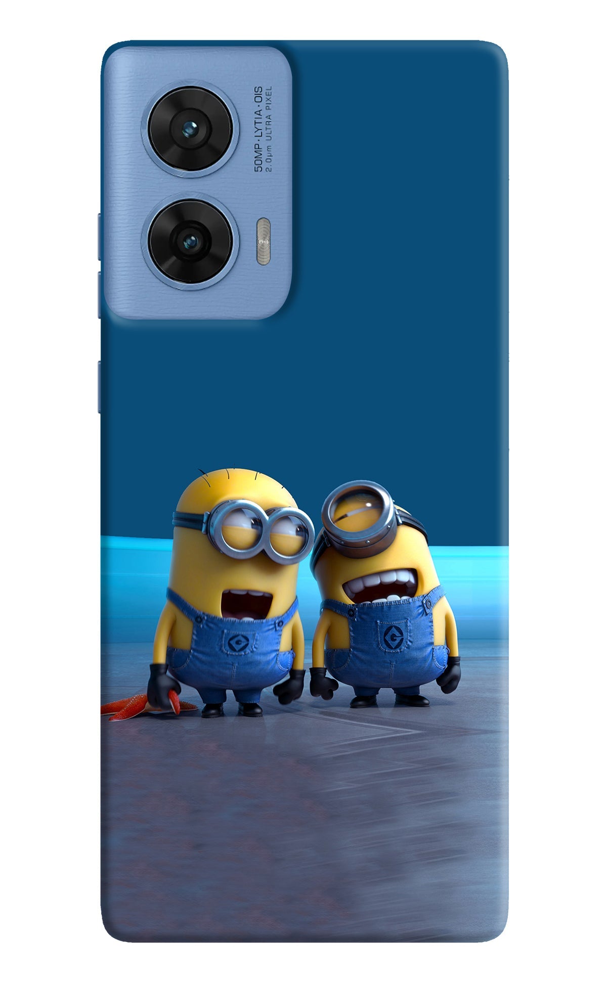 Minion Laughing Moto G96 5G Back Cover