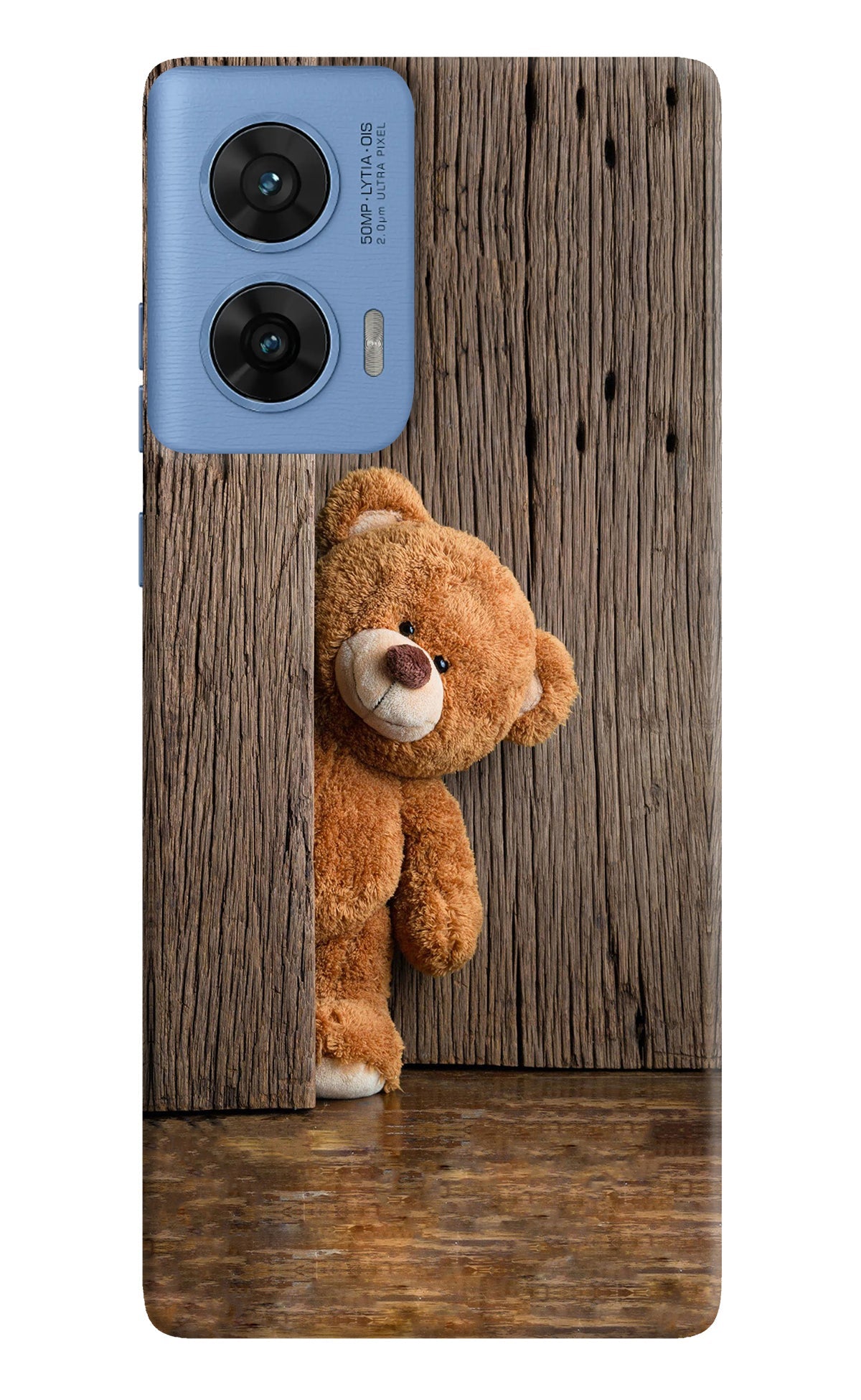 Teddy Wooden Moto G96 5G Back Cover