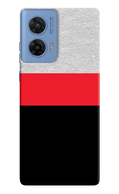 Tri Color Pattern Moto G96 5G Back Cover