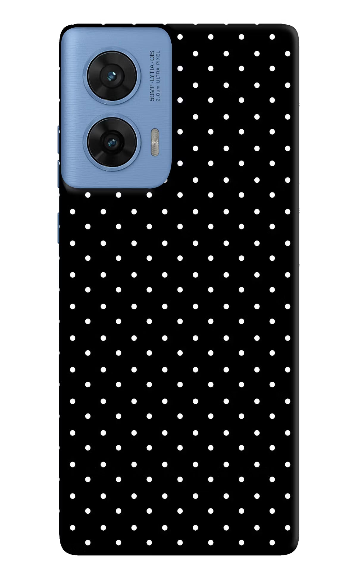 White Dots Moto G96 5G Back Cover