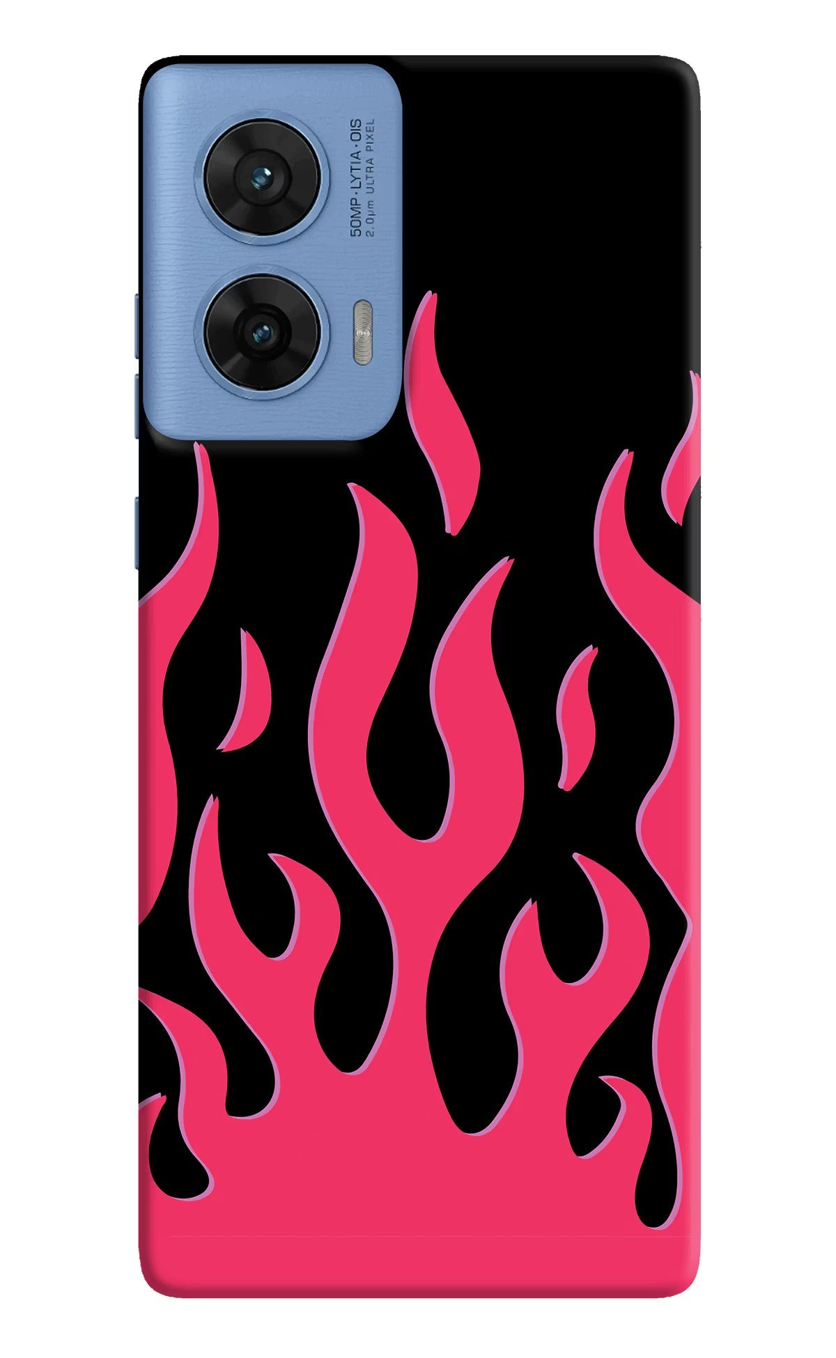 Fire Flames Moto G96 5G Back Cover