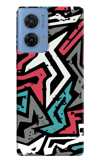Geometric Graffiti Moto G96 5G Back Cover