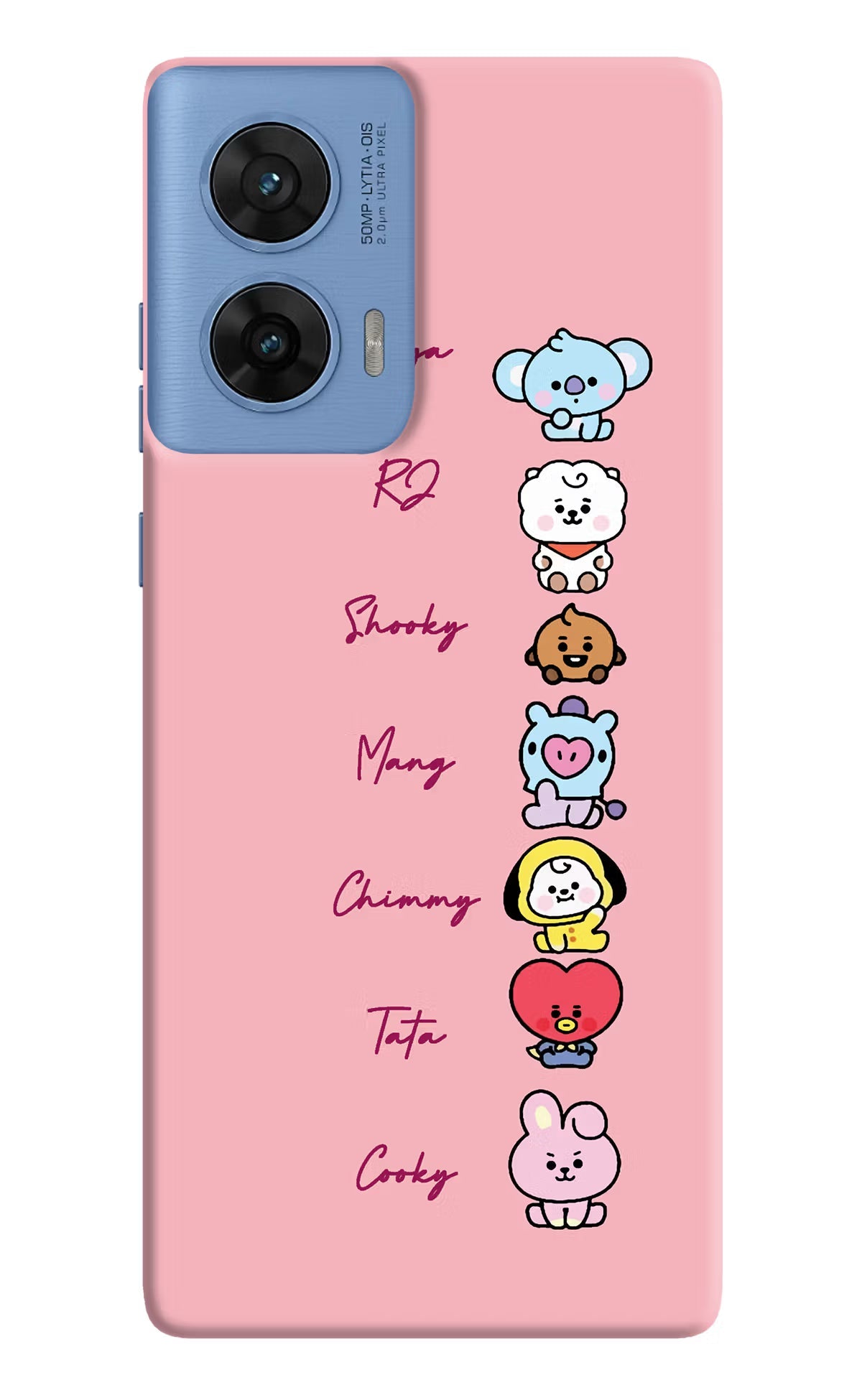 BTS names Moto G96 5G Back Cover