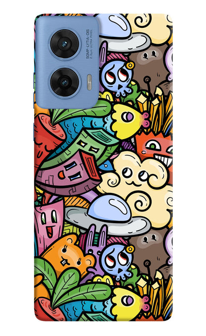Veggie Doodle Moto G96 5G Back Cover