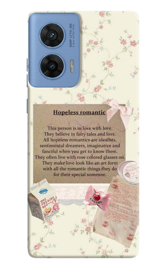 Hopeless Romantic Moto G96 5G Back Cover