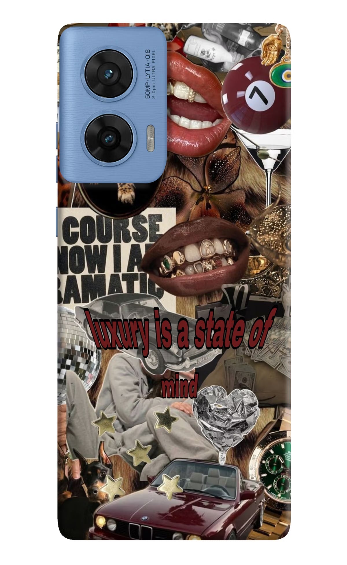 Luxury Moto G96 5G Back Cover