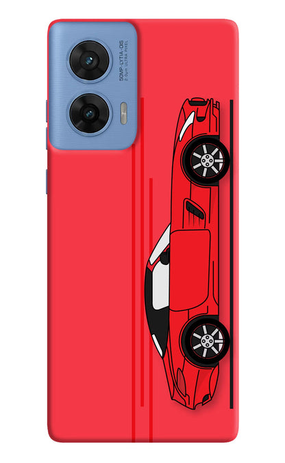 Red Velocity Moto G96 5G Back Cover