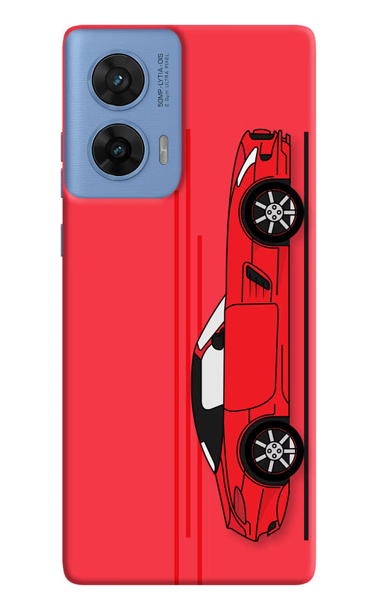 Red Velocity Moto G96 5G Back Cover