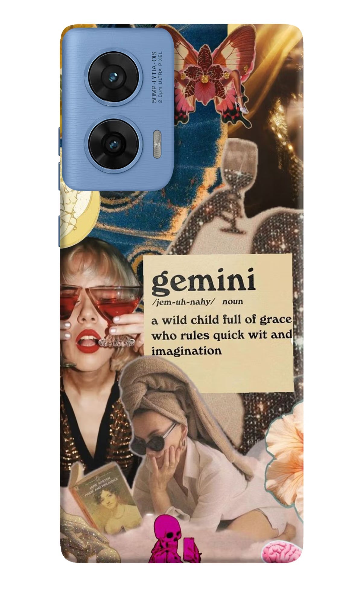 Gemini Zodiac Moto G96 5G Back Cover