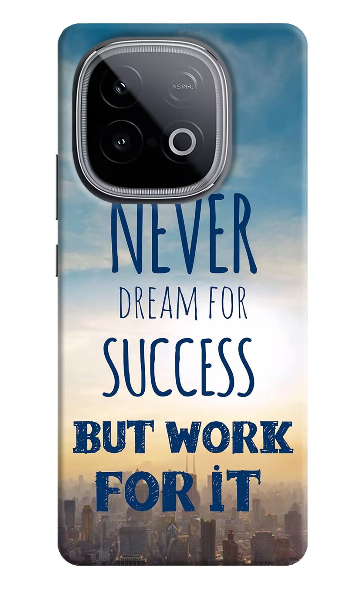 Never Dream For Success But Work For It iQOO Neo 10 Back Cover