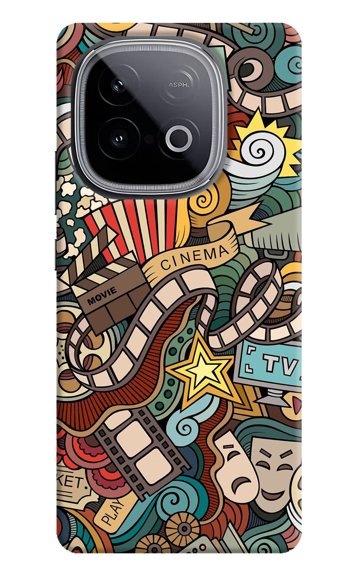 Cinema Abstract iQOO Neo 10 Back Cover