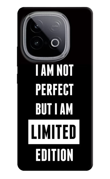 I Am Not Perfect But I Am Limited Edition iQOO Neo 10 Back Cover