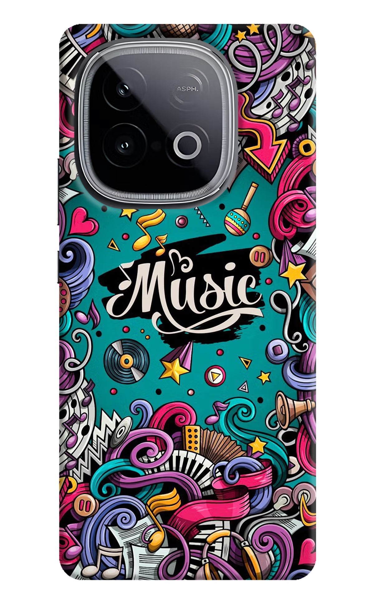 Music Graffiti iQOO Neo 10 Back Cover
