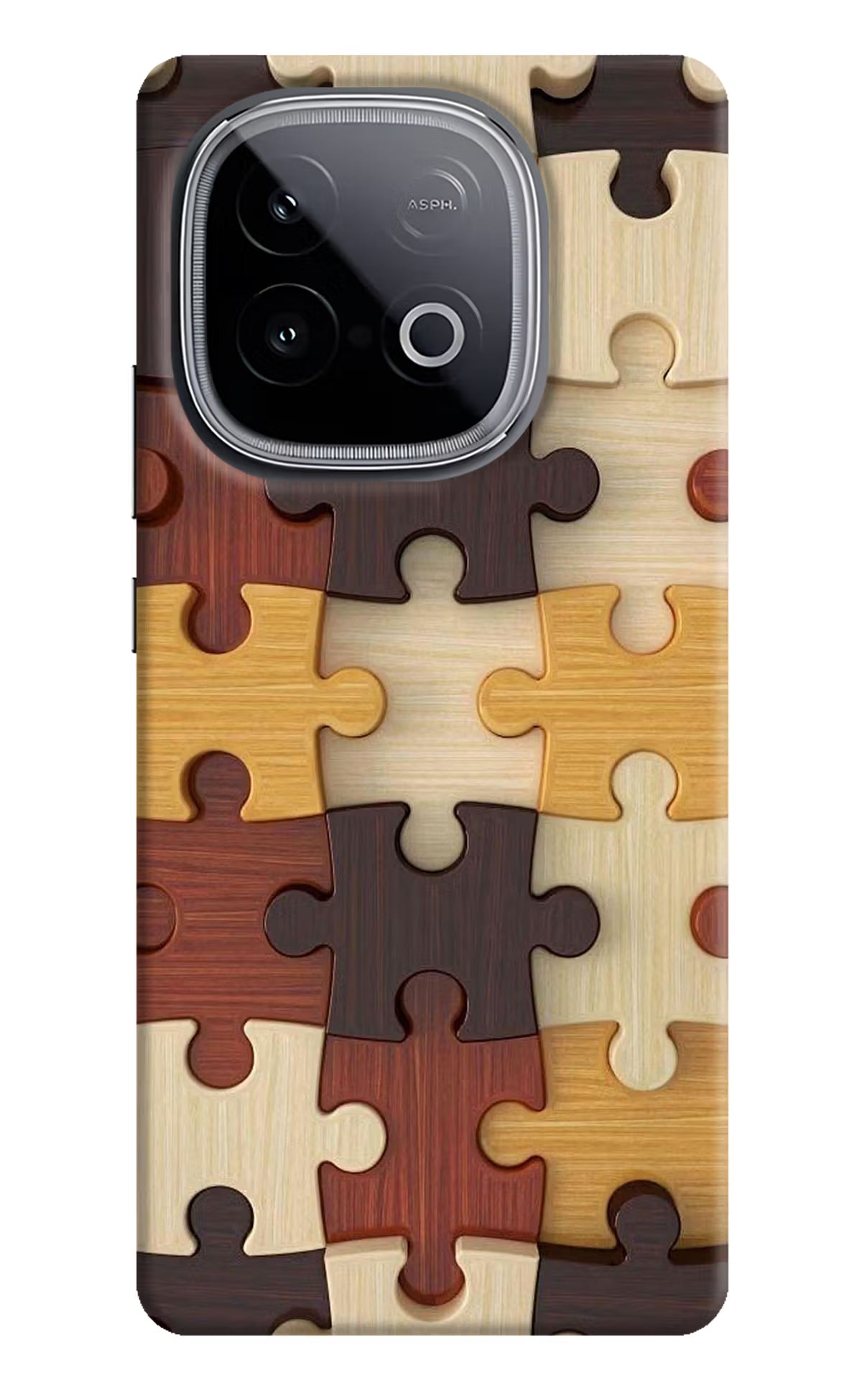 Wooden Puzzle iQOO Neo 10 Back Cover