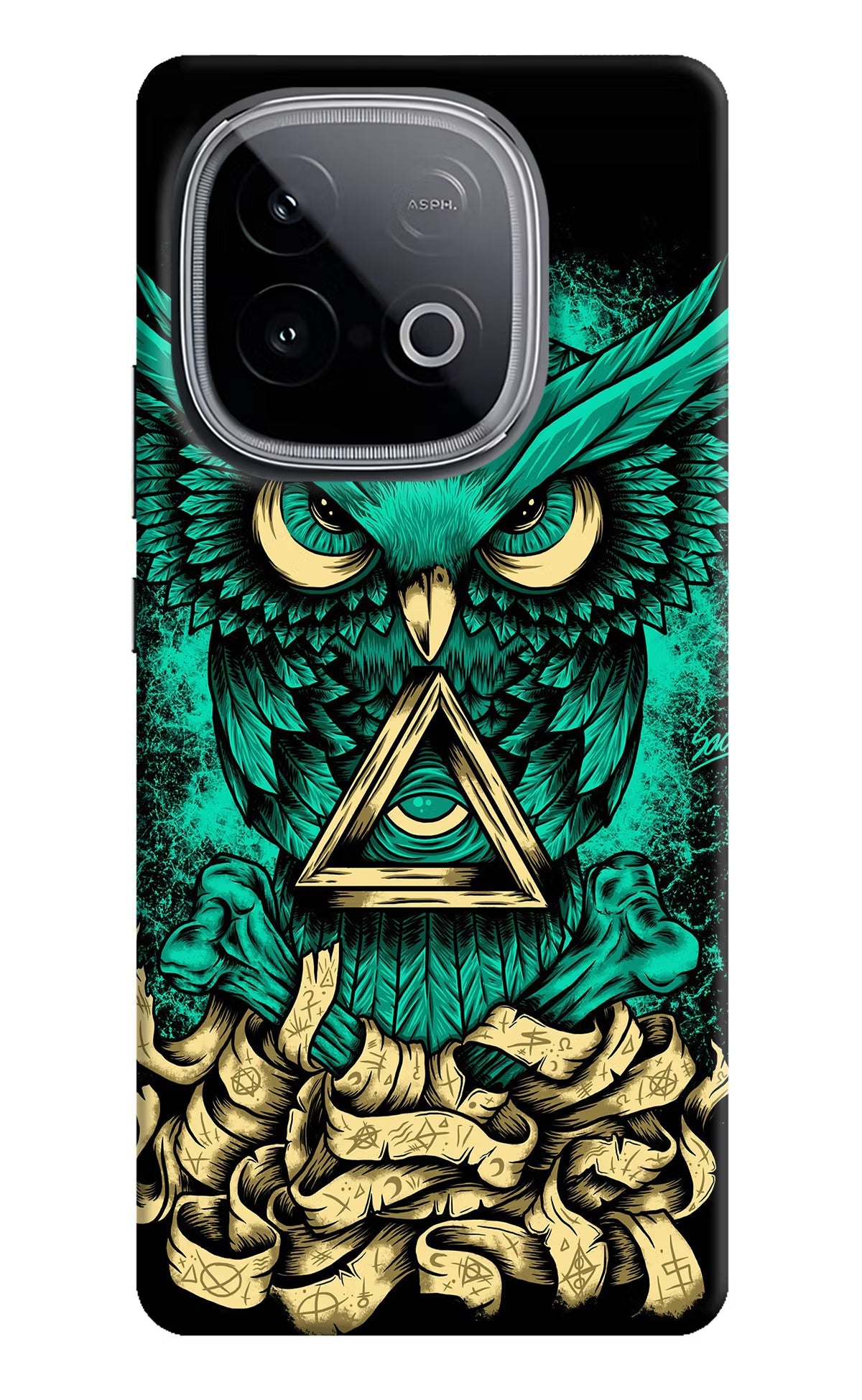Green Owl iQOO Neo 10 Back Cover