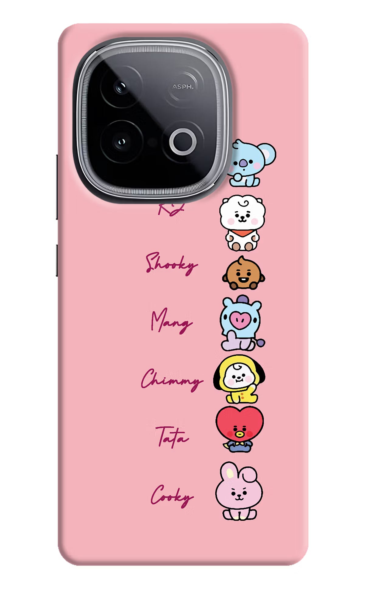 BTS names iQOO Neo 10 Back Cover