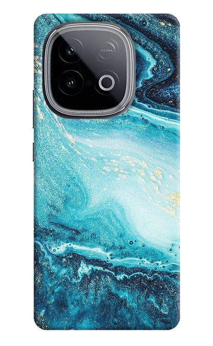 Blue Glitter Marble iQOO Neo 10 Back Cover
