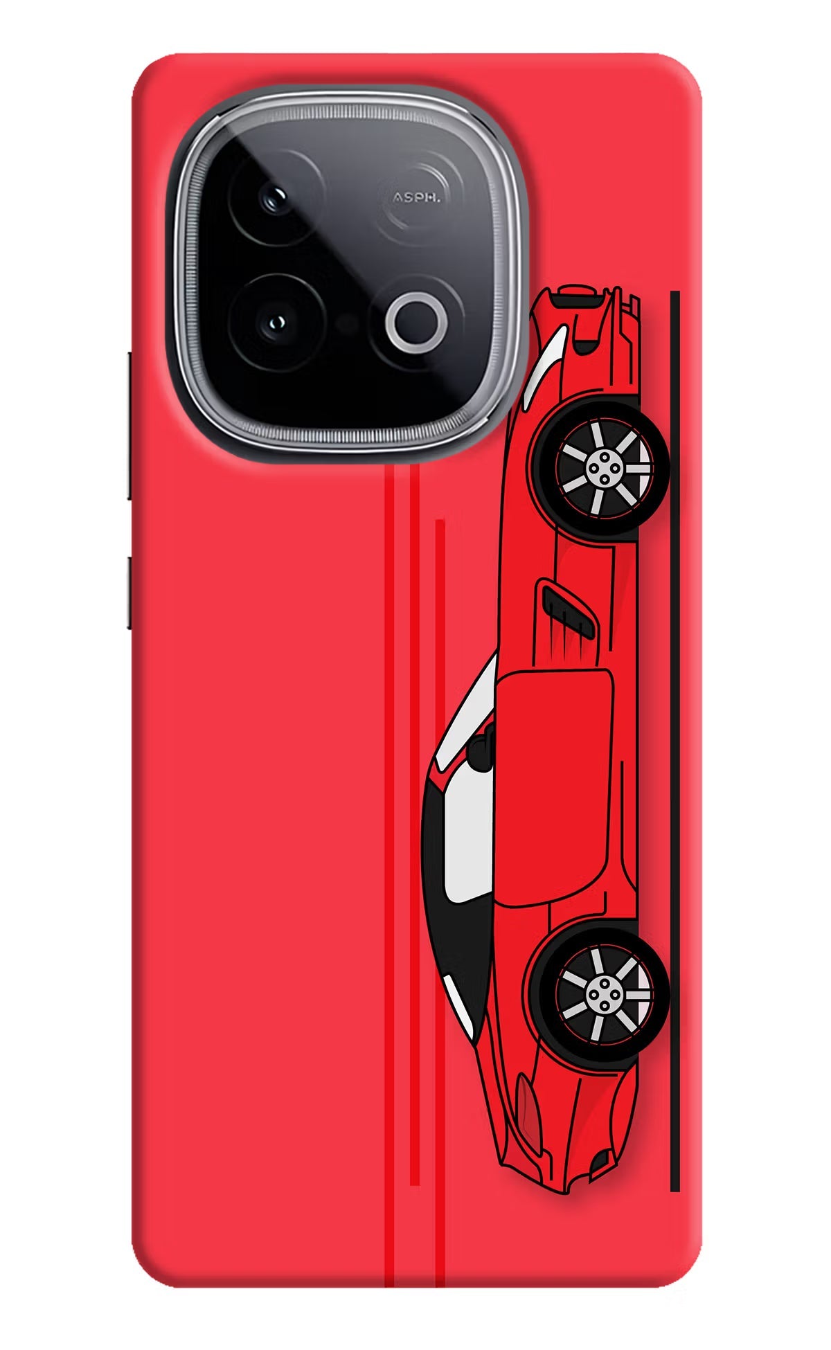 Red Velocity iQOO Neo 10 Back Cover