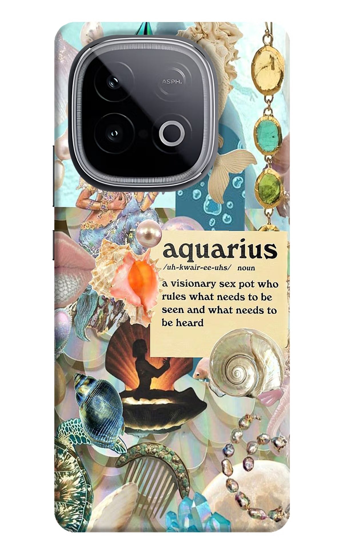 Aquarius Zodiac iQOO Neo 10 Back Cover