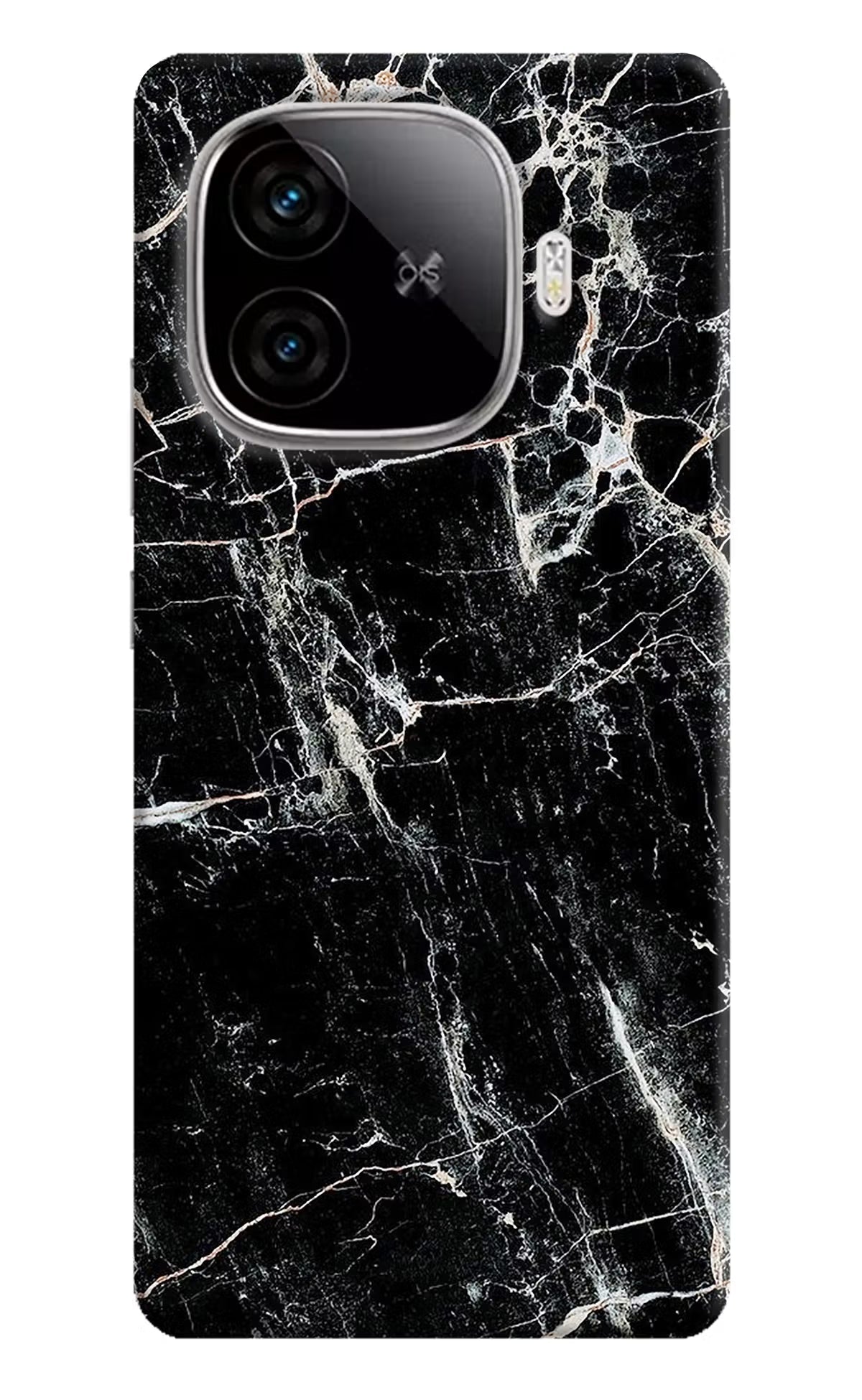 Black Marble Texture iQOO Neo 10R 5G Back Cover