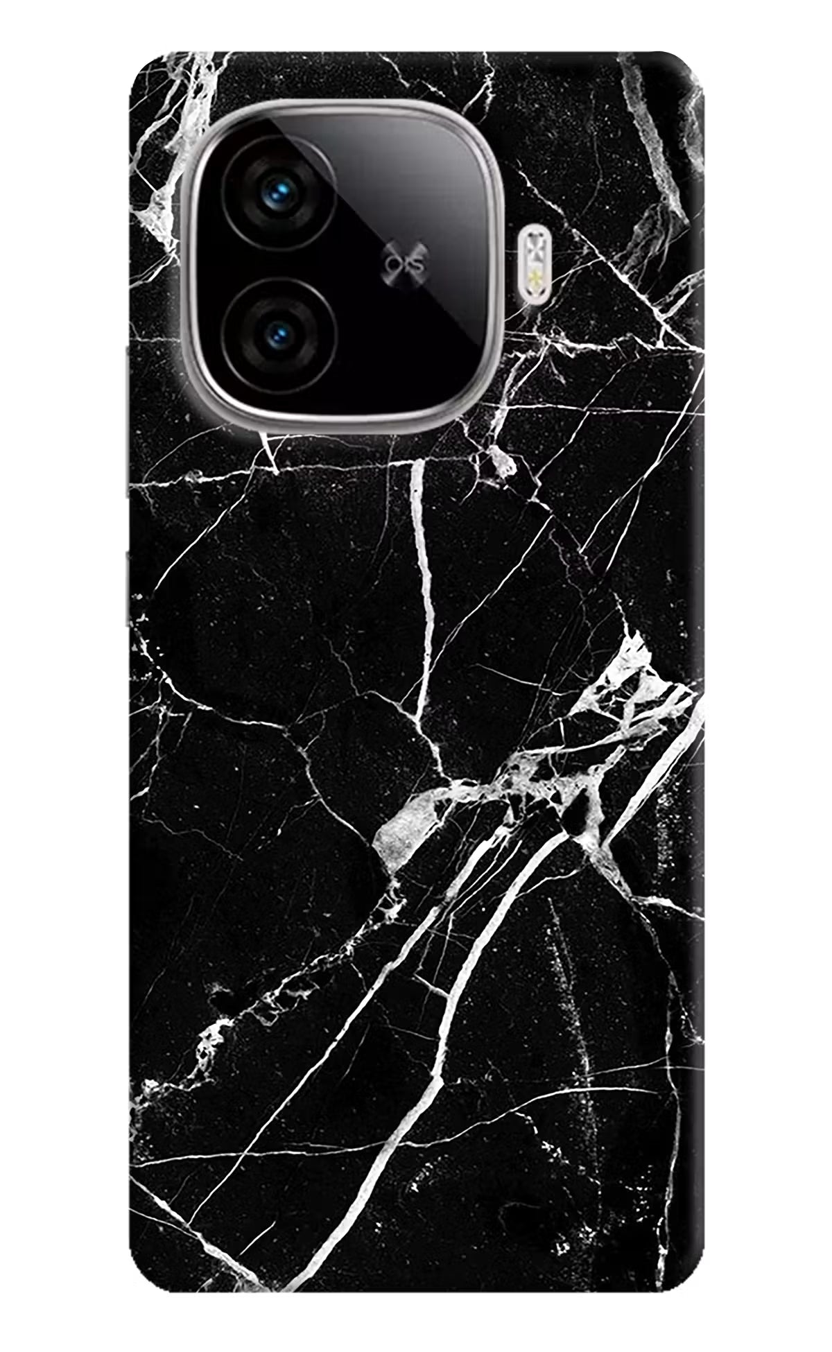 Black Marble Pattern iQOO Neo 10R 5G Back Cover