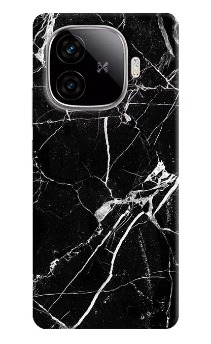 Black Marble Pattern iQOO Neo 10R 5G Back Cover