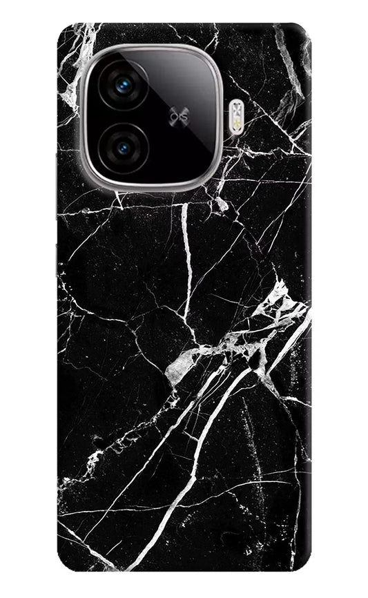 Black Marble Pattern iQOO Neo 10R 5G Back Cover