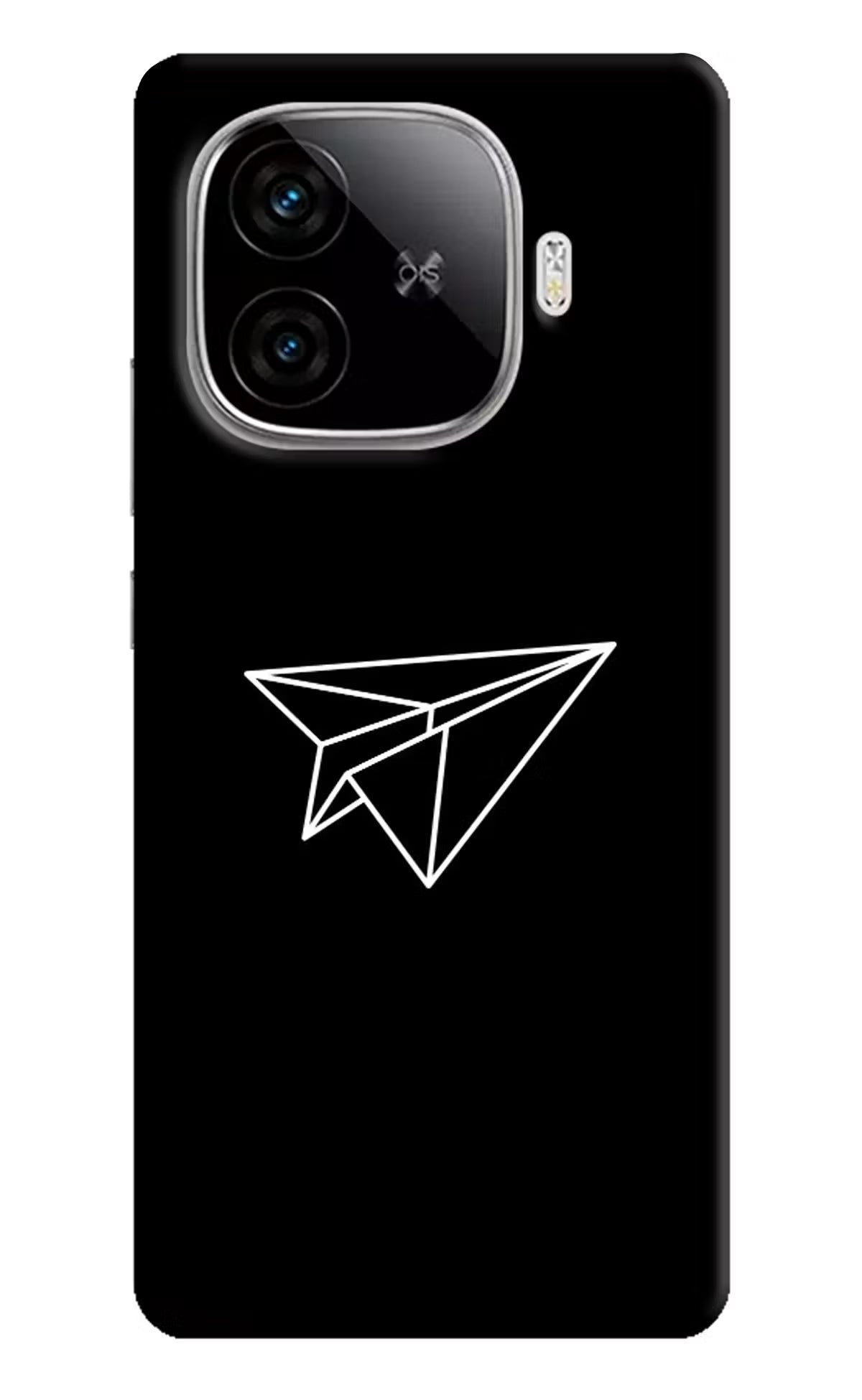 Paper Plane White iQOO Neo 10R 5G Back Cover