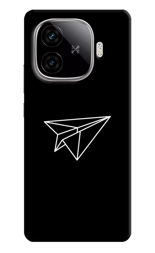 Paper Plane White iQOO Neo 10R 5G Back Cover
