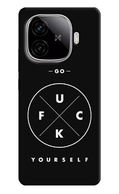 Go Fuck Yourself iQOO Neo 10R 5G Back Cover