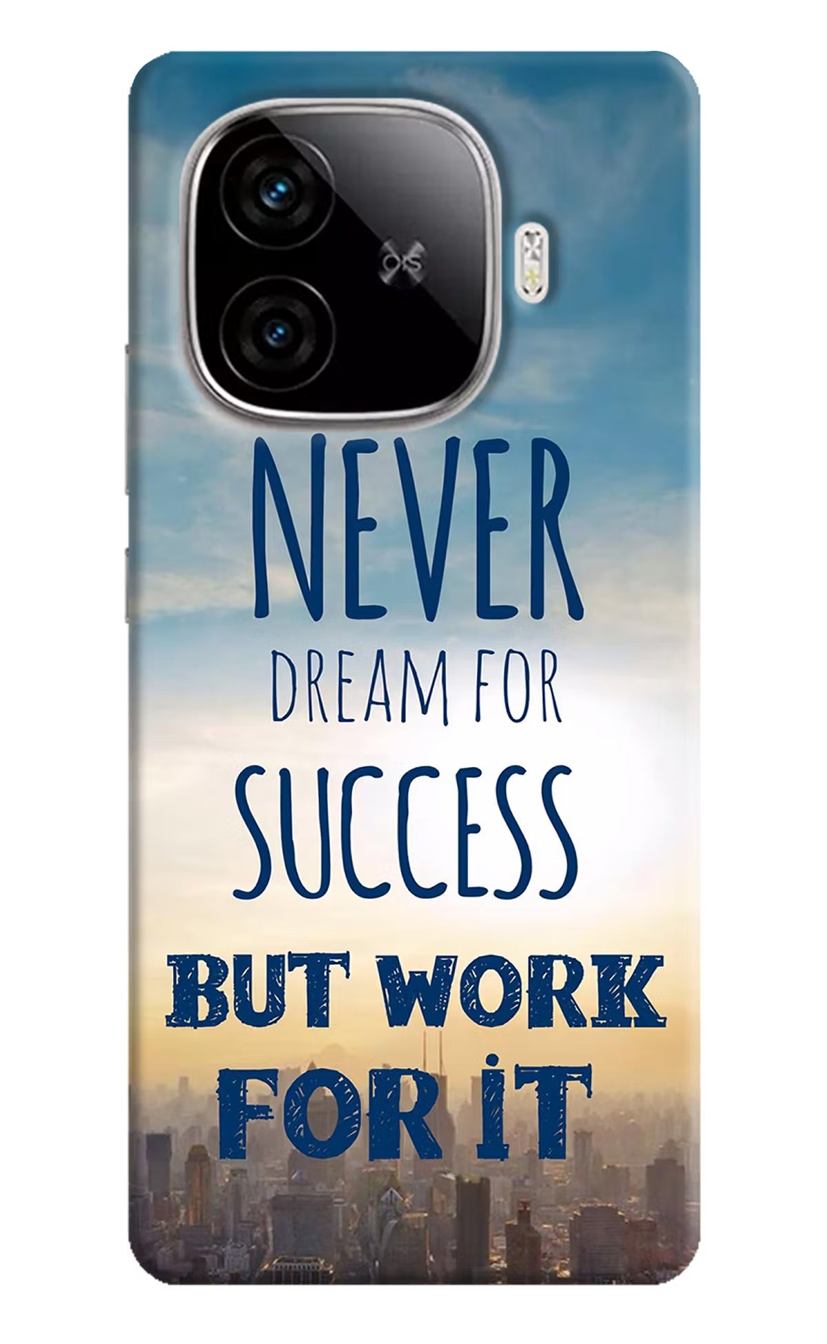 Never Dream For Success But Work For It iQOO Neo 10R 5G Back Cover