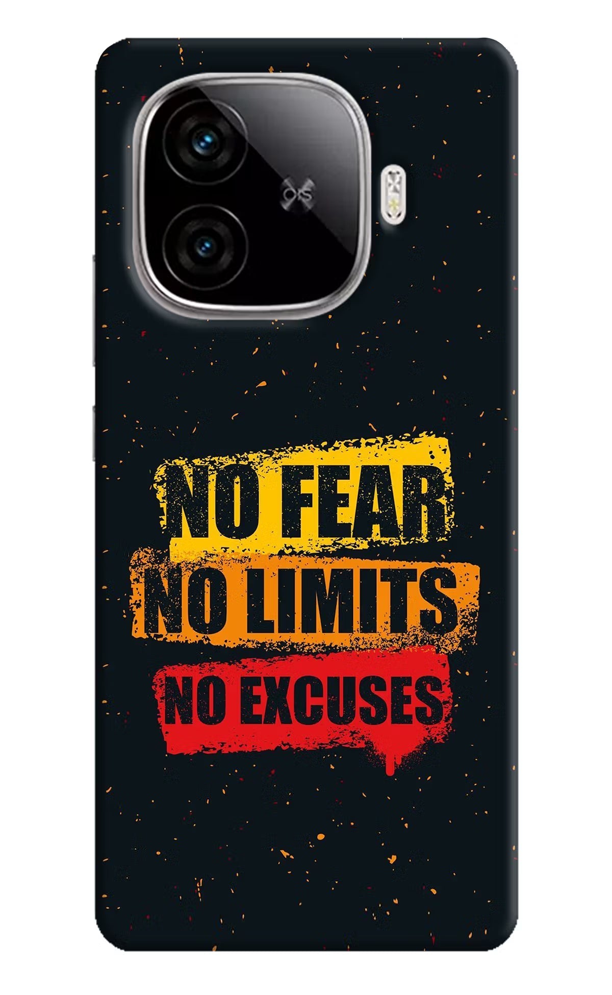 No Fear No Limits No Excuse iQOO Neo 10R 5G Back Cover