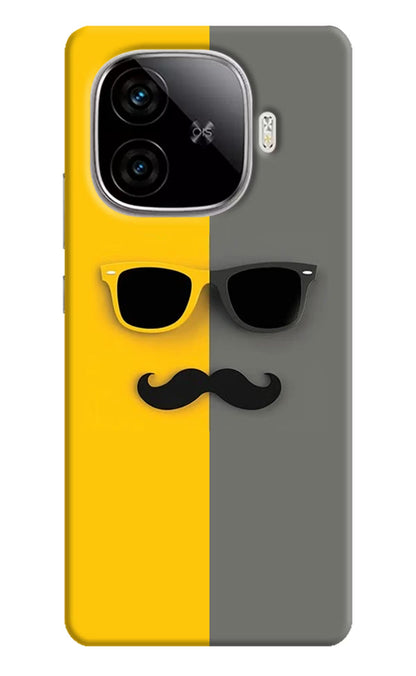 Sunglasses with Mustache iQOO Neo 10R 5G Back Cover