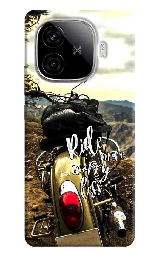 Ride More Worry Less iQOO Neo 10R 5G Back Cover
