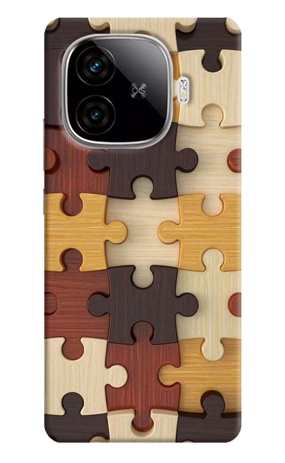 Wooden Puzzle iQOO Neo 10R 5G Back Cover
