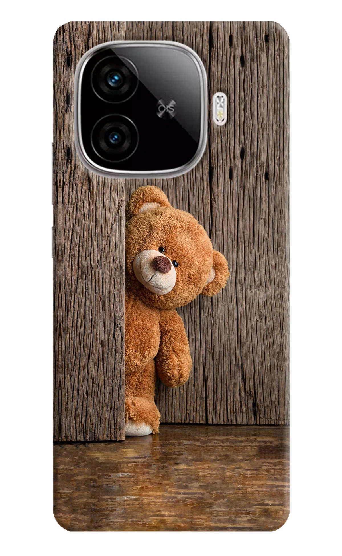 Teddy Wooden iQOO Neo 10R 5G Back Cover