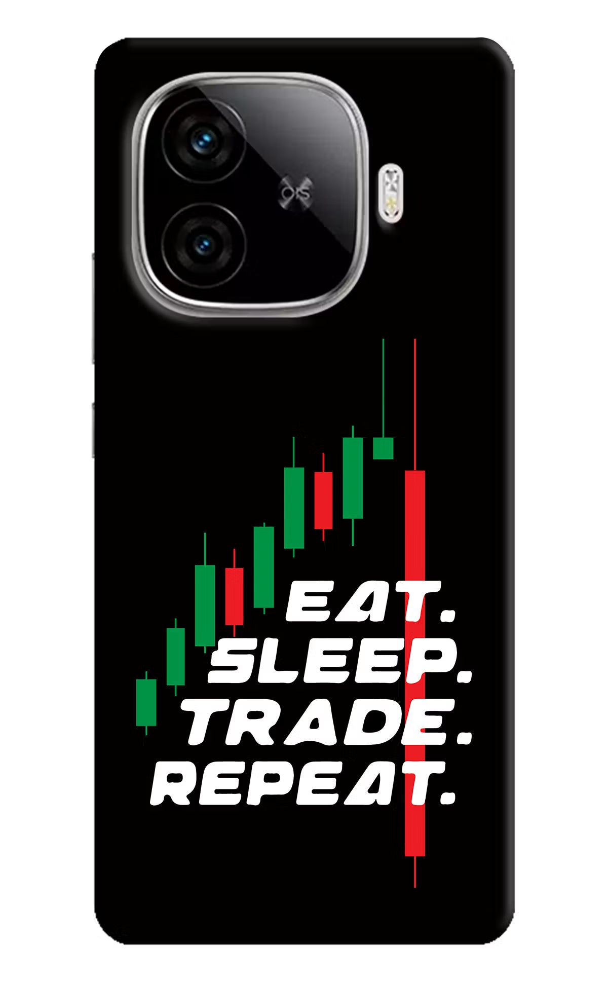 Eat Sleep Trade Repeat iQOO Neo 10R 5G Back Cover