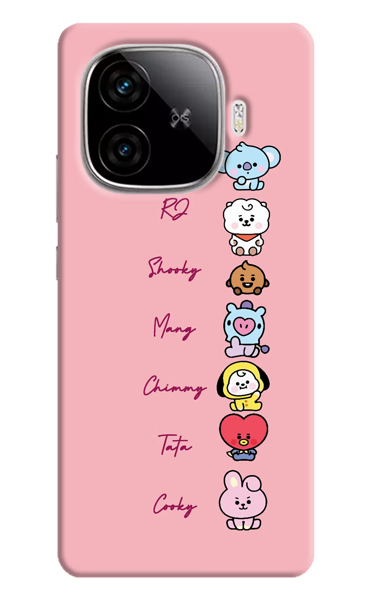 BTS names iQOO Neo 10R 5G Back Cover