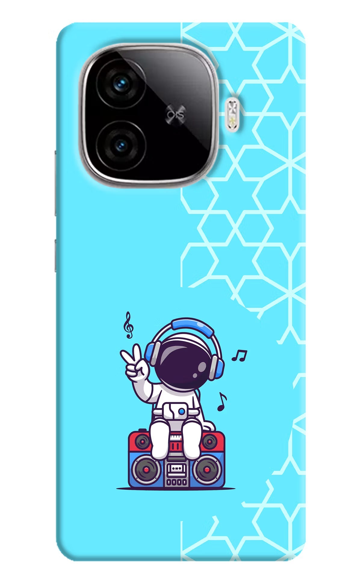 Cute Astronaut Chilling iQOO Neo 10R 5G Back Cover