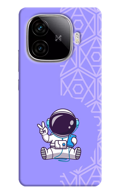 Cute Astronaut Chilling iQOO Neo 10R 5G Back Cover