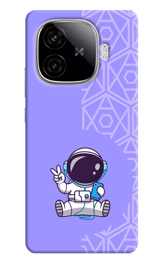 Cute Astronaut Chilling iQOO Neo 10R 5G Back Cover