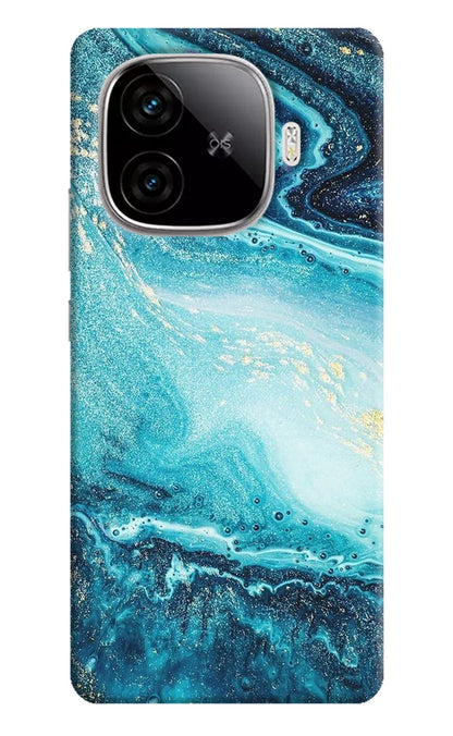 Blue Glitter Marble iQOO Neo 10R 5G Back Cover