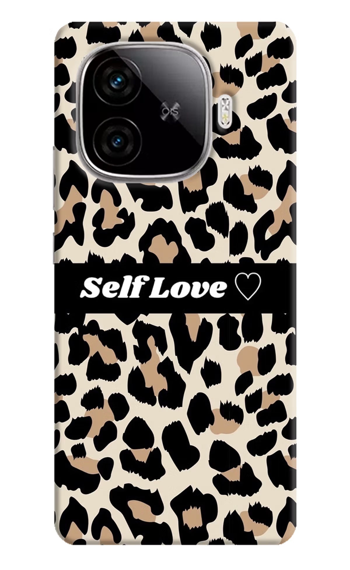 Leopard Print Self Love iQOO Neo 10R 5G Back Cover