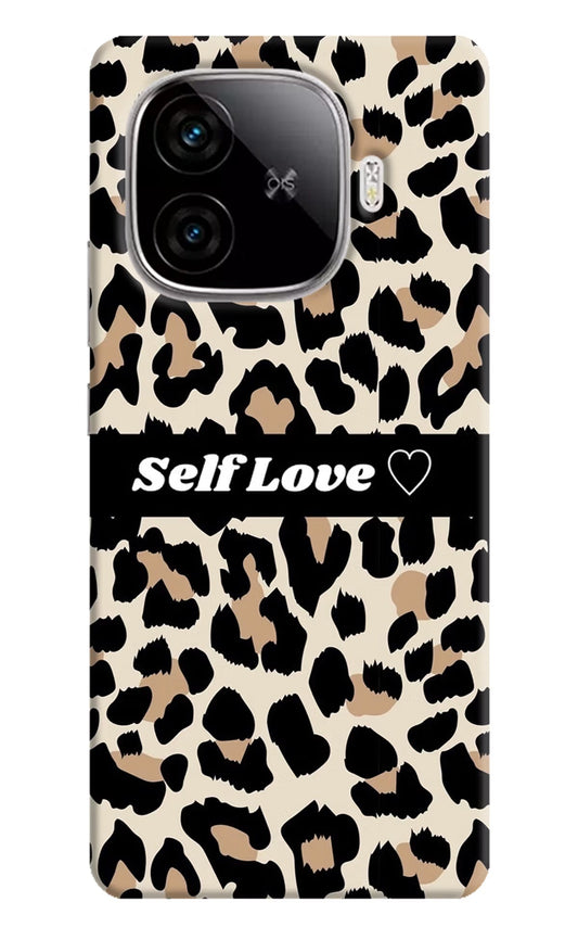 Leopard Print Self Love iQOO Neo 10R 5G Back Cover