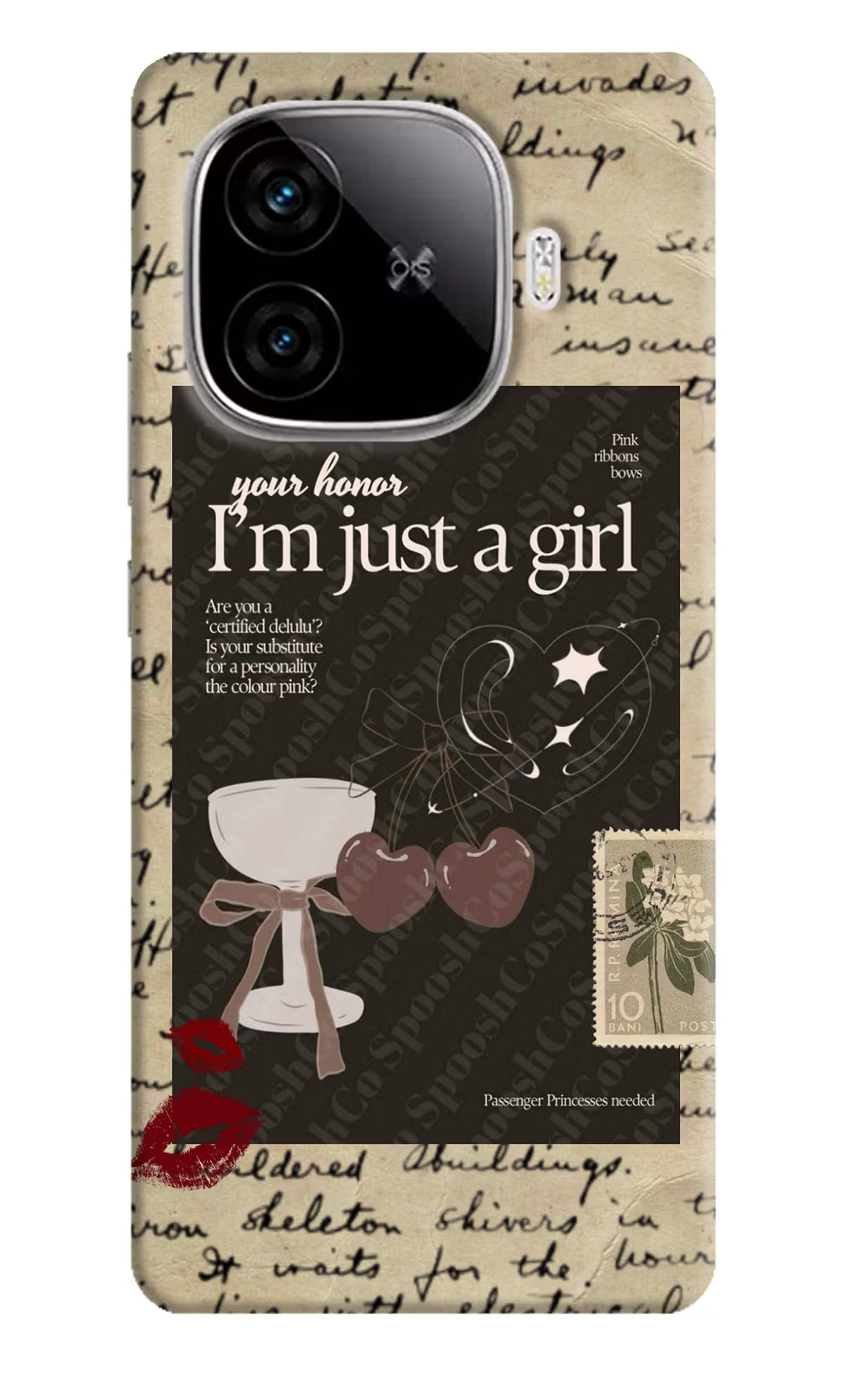 I am just a girl iQOO Neo 10R 5G Back Cover