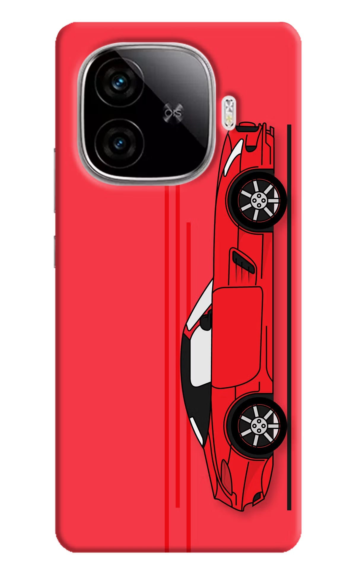 Red Velocity iQOO Neo 10R 5G Back Cover