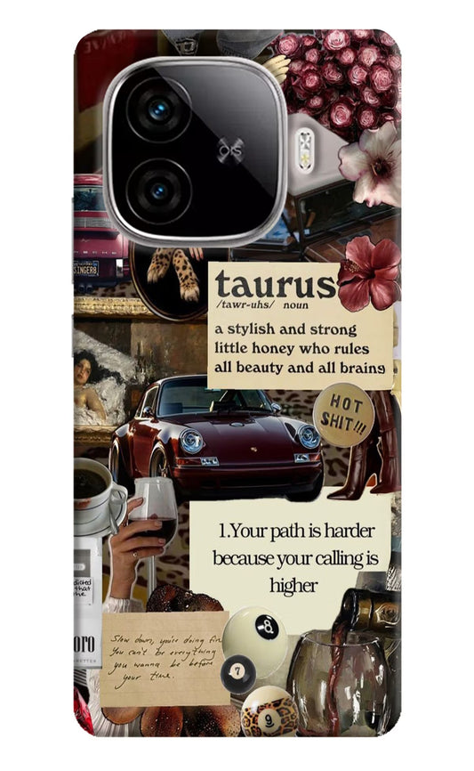 Taurus Zodiac iQOO Neo 10R 5G Back Cover